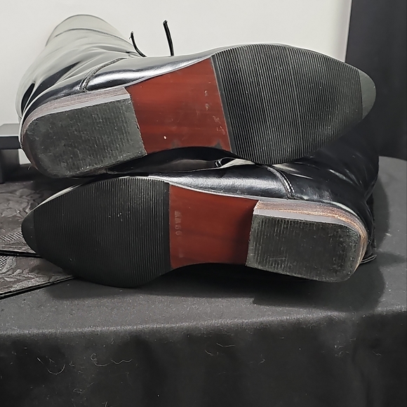 Italian Black Leather Riding Boots - Picture 9 of 9